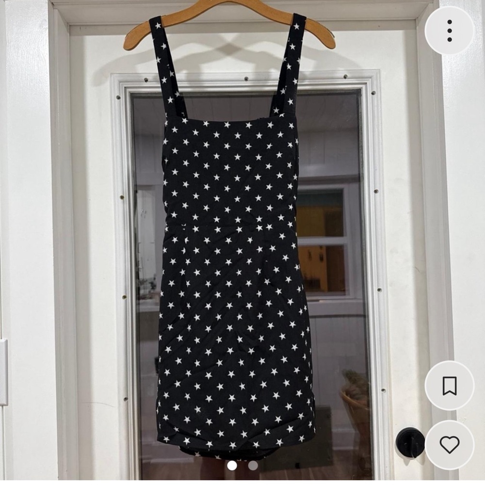 Cute Mini dress with star design Junior size L site like a women S